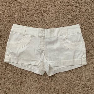 White shorts